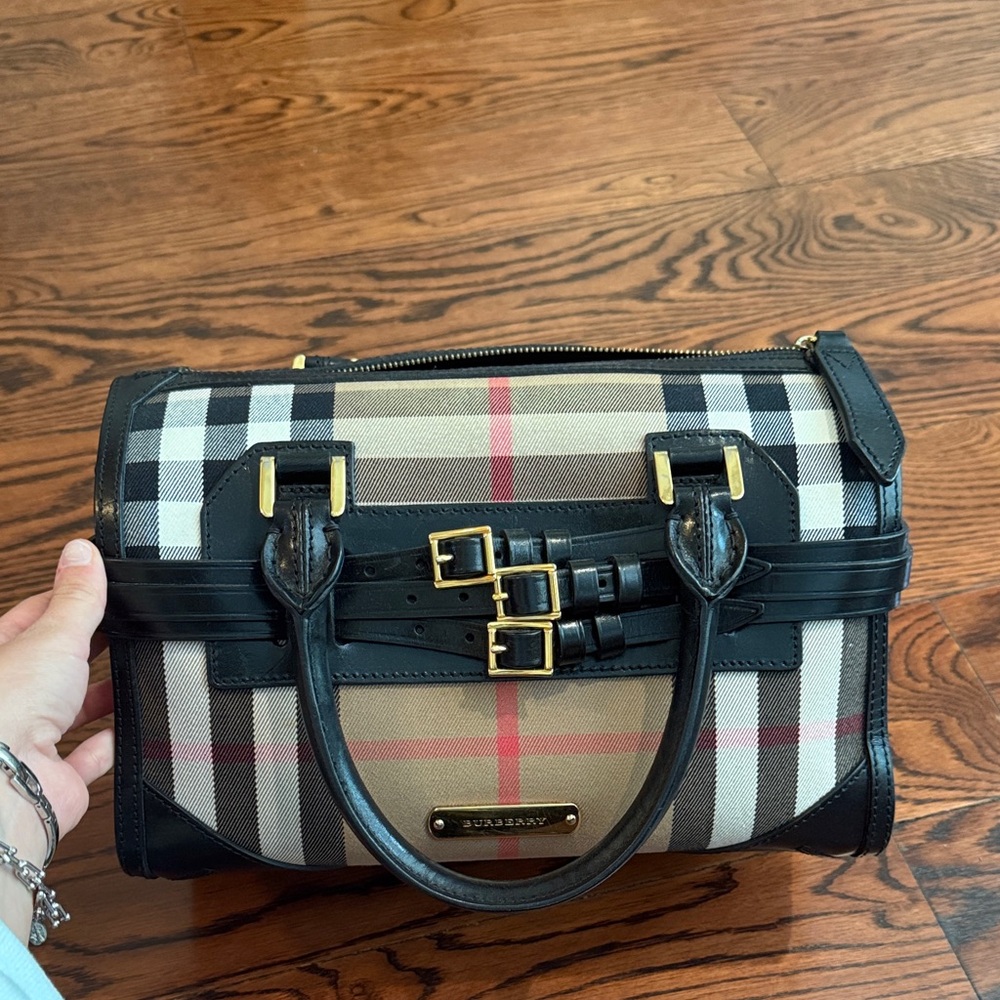 Burberry Bridle House Check Bag